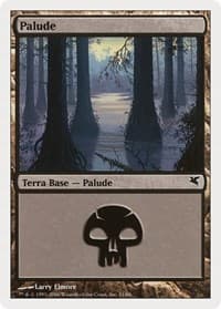 Swamp (Italian) - "Palide" (F11) - Magic Encyclopedia 2005 (Salvat/Hachette) - Magic: The Gathering card