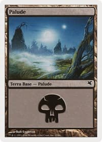 Swamp (Italian) - "Palide" (F12) - Magic Encyclopedia 2005 (Salvat/Hachette) - Magic: The Gathering card