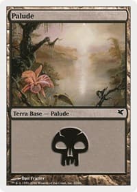 Swamp (Italian) - "Palide" (A20) - Magic Encyclopedia 2005 (Salvat/Hachette) - Magic: The Gathering card