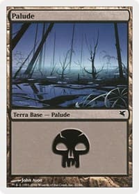 Swamp (Italian) - "Palide" (A21) - Magic Encyclopedia 2005 (Salvat/Hachette) - Magic: The Gathering card