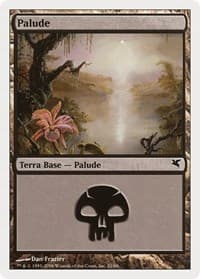 Swamp (Italian) - "Palide" (F21) - Magic Encyclopedia 2005 (Salvat/Hachette) - Magic: The Gathering card