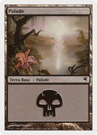 Swamp (Italian) - "Palide" (E22) - Magic Encyclopedia 2005 (Salvat/Hachette) - Magic: The Gathering card