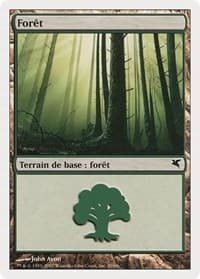 Forest (French) - "Foret" (B20) - Magic Encyclopedia 2005 (Salvat/Hachette) - Magic: The Gathering card