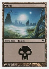 Swamp (Italian) - "Palide" (A23) - Magic Encyclopedia 2005 (Salvat/Hachette) - Magic: The Gathering card
