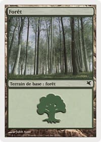 Forest (French) - "Foret" (J20) - Magic Encyclopedia 2005 (Salvat/Hachette) - Magic: The Gathering card