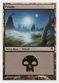 Swamp (Italian) - "Palide" (E24) - Magic Encyclopedia 2005 (Salvat/Hachette) - Magic: The Gathering card