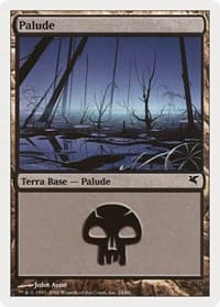 Swamp (Italian) - "Palide" (F24) - Magic Encyclopedia 2005 (Salvat/Hachette) - Magic: The Gathering card