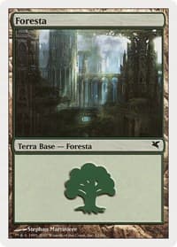 Forest (Italian) - "Foresta" (L12) - Magic Encyclopedia 2005 (Salvat/Hachette) - Magic: The Gathering card