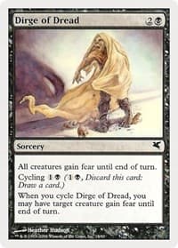 Dirge of Dread - Magic Encyclopedia 2005 (Salvat/Hachette) - Magic: The Gathering card