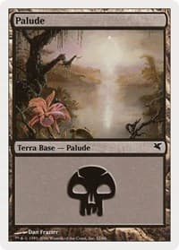 Swamp (Italian) - "Palide" (F32) - Magic Encyclopedia 2005 (Salvat/Hachette) - Magic: The Gathering card