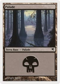 Swamp (Italian) - "Palide" (F33) - Magic Encyclopedia 2005 (Salvat/Hachette) - Magic: The Gathering card