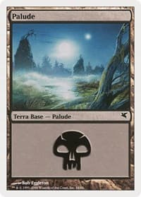 Swamp (Italian) - "Palide" (A34) - Magic Encyclopedia 2005 (Salvat/Hachette) - Magic: The Gathering card