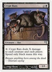 Crypt Rats - Magic Encyclopedia 2005 (Salvat/Hachette) - Magic: The Gathering card
