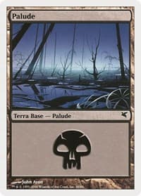 Swamp (Italian) - "Palide" (A36) - Magic Encyclopedia 2005 (Salvat/Hachette) - Magic: The Gathering card