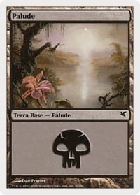 Swamp (Italian) - "Palide" (F36) - Magic Encyclopedia 2005 (Salvat/Hachette) - Magic: The Gathering card