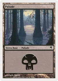Swamp (Italian) - "Palide" (A45) - Magic Encyclopedia 2005 (Salvat/Hachette) - Magic: The Gathering card