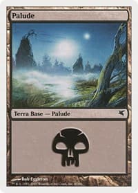 Swamp (Italian) - "Palide" (D45) - Magic Encyclopedia 2005 (Salvat/Hachette) - Magic: The Gathering card