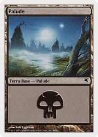 Swamp (Italian) - "Palide" (F46) - Magic Encyclopedia 2005 (Salvat/Hachette) - Magic: The Gathering card