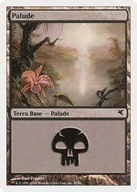 Swamp (Italian) - "Palide" (A47) - Magic Encyclopedia 2005 (Salvat/Hachette) - Magic: The Gathering card
