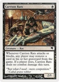 Carrion Rats (40) - Magic Encyclopedia 2005 (Salvat/Hachette) - Magic: The Gathering card