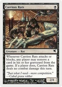 Carrion Rats (41) - Magic Encyclopedia 2005 (Salvat/Hachette) - Magic: The Gathering card