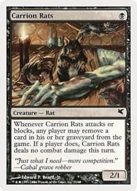 Carrion Rats (53) - Magic Encyclopedia 2005 (Salvat/Hachette) - Magic: The Gathering card