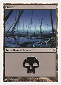 Swamp (Italian) - "Palide" (A48) - Magic Encyclopedia 2005 (Salvat/Hachette) - Magic: The Gathering card