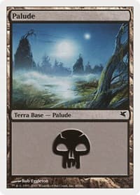 Swamp (Italian) - "Palide" (E48) - Magic Encyclopedia 2005 (Salvat/Hachette) - Magic: The Gathering card