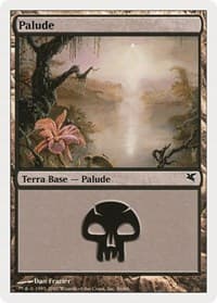 Swamp (Italian) - "Palide" (D56) - Magic Encyclopedia 2005 (Salvat/Hachette) - Magic: The Gathering card