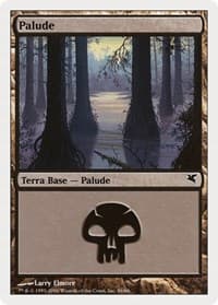 Swamp (Italian) - "Palide" (F56) - Magic Encyclopedia 2005 (Salvat/Hachette) - Magic: The Gathering card