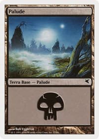 Swamp (Italian) - "Palide" (F57) - Magic Encyclopedia 2005 (Salvat/Hachette) - Magic: The Gathering card