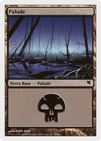 Swamp (Italian) - "Palide" (F58) - Magic Encyclopedia 2005 (Salvat/Hachette) - Magic: The Gathering card