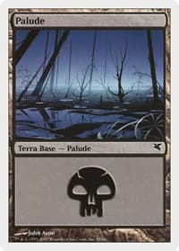 Swamp (Italian) - "Palide" (E59) - Magic Encyclopedia 2005 (Salvat/Hachette) - Magic: The Gathering card