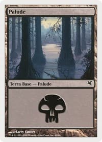 Swamp (Italian) - "Palide" (A60) - Magic Encyclopedia 2005 (Salvat/Hachette) - Magic: The Gathering card