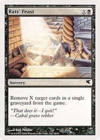 Rats' Feast (44) - Magic Encyclopedia 2005 (Salvat/Hachette) - Magic: The Gathering card