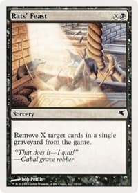 Rats' Feast (55) - Magic Encyclopedia 2005 (Salvat/Hachette) - Magic: The Gathering card