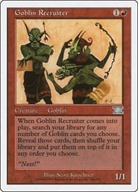 Goblin Recruiter - Classic Sixth Edition - Magic: The Gathering card