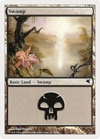 Swamp (47) - Magic Encyclopedia 2005 (Salvat/Hachette) - Magic: The Gathering card