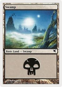 Swamp (57) - Magic Encyclopedia 2005 (Salvat/Hachette) - Magic: The Gathering card