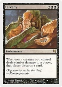 Larceny - Magic Encyclopedia 2005 (Salvat/Hachette) - Magic: The Gathering card