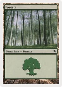 Forest (Italian) - "Foresta" (B22) - Magic Encyclopedia 2005 (Salvat/Hachette) - Magic: The Gathering card