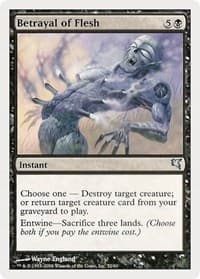 Betrayal of Flesh - Magic Encyclopedia 2005 (Salvat/Hachette) - Magic: The Gathering card
