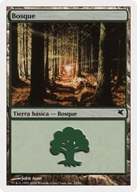 Forest (Spanish) - "Bosque" (B23) - Magic Encyclopedia 2005 (Salvat/Hachette) - Magic: The Gathering card