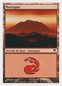 Mountain (French) - "Montagne" (C59) - Magic Encyclopedia 2005 (Salvat/Hachette) - Magic: The Gathering card