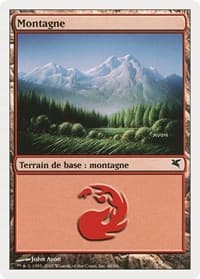 Mountain (French) - "Montagne" (C48) - Magic Encyclopedia 2005 (Salvat/Hachette) - Magic: The Gathering card