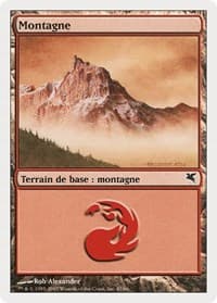 Mountain (French) - "Montagne" (C47) - Magic Encyclopedia 2005 (Salvat/Hachette) - Magic: The Gathering card