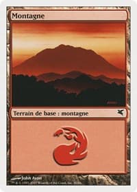 Mountain (French) - "Montagne" (C36) - Magic Encyclopedia 2005 (Salvat/Hachette) - Magic: The Gathering card