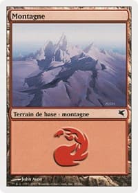 Mountain (French) - "Montagne" (C35) - Magic Encyclopedia 2005 (Salvat/Hachette) - Magic: The Gathering card