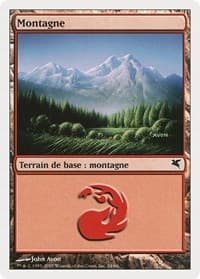 Mountain (French) - "Montagne" (C24) - Magic Encyclopedia 2005 (Salvat/Hachette) - Magic: The Gathering card