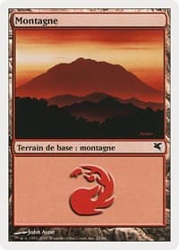 Mountain (French) - "Montagne" (C22) - Magic Encyclopedia 2005 (Salvat/Hachette) - Magic: The Gathering card